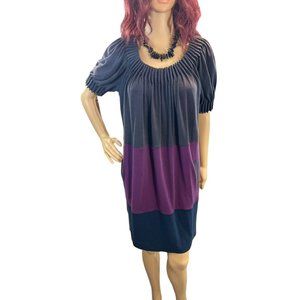 (5 for $25) BCBG Max Azria Short Sleeve Colorblock Dress‎ Size Medium